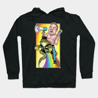 Alex Jones and His Magic Gay Frog Hoodie